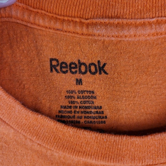 Mighty Ducks Shirt Mens Medium Orange NHL Reebok Ryan Getzlaf Hockey Tee - Picture 2 of 10